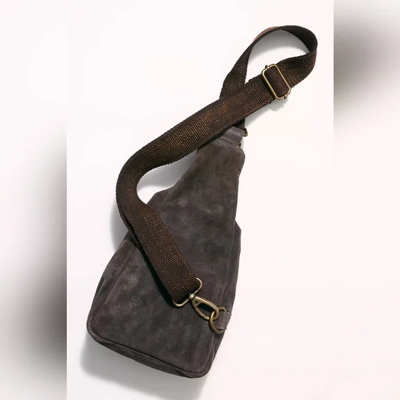 Free People Hudson Brown Sling Bag - Picture 4 of 8